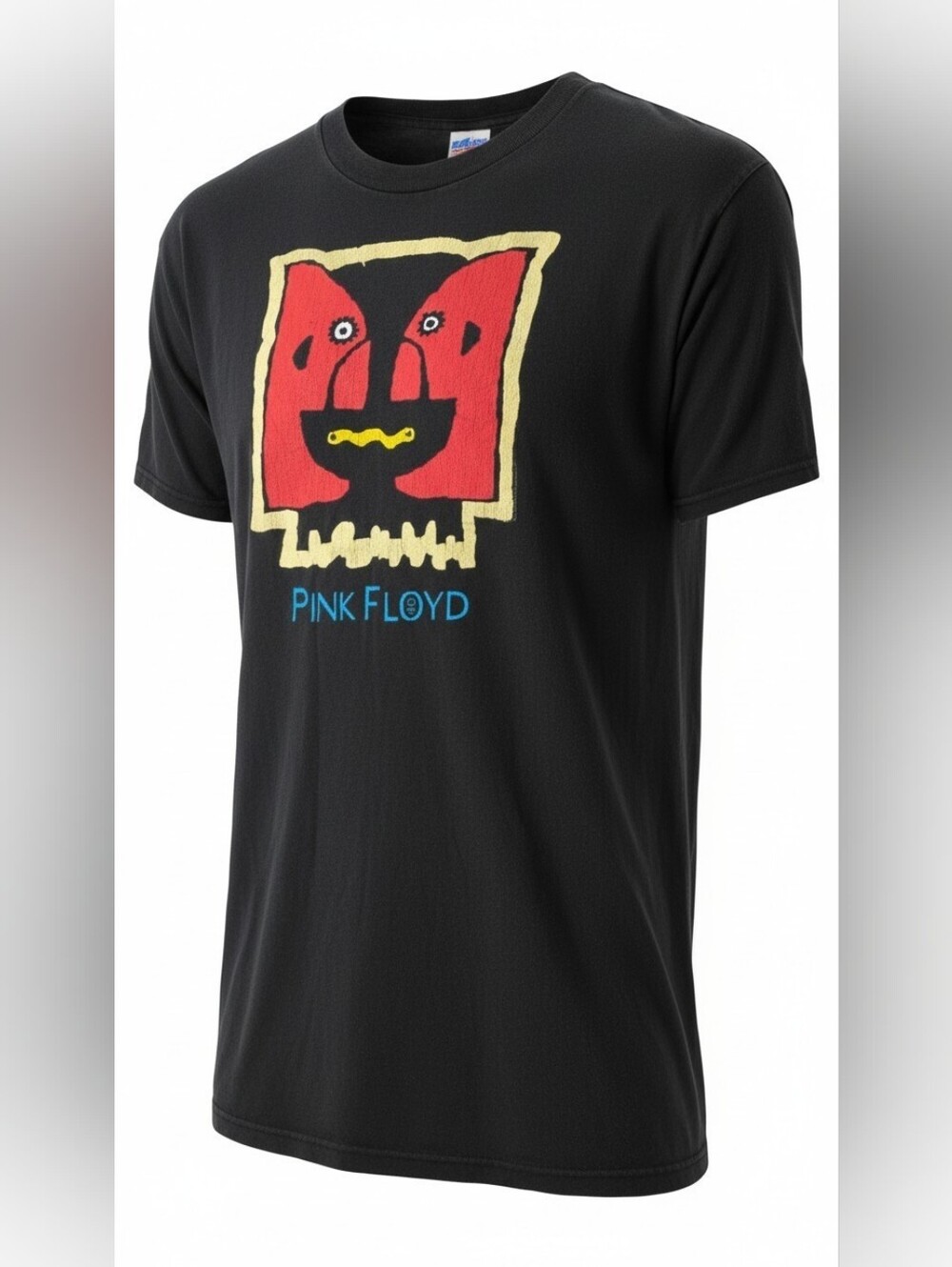 PINK FLOYD. Vintage 90's Black Short Sleeve Band T-shirt. Black. XL Unisex
